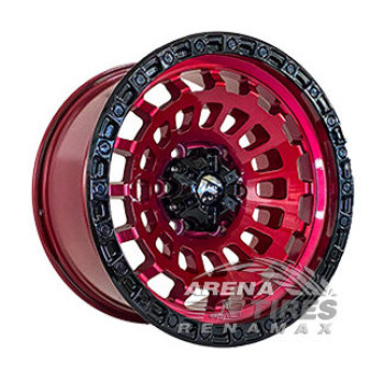 Off Road Wheels OW1025 9x17 6x139.7 ET-12 DIA110.5 RBLBR