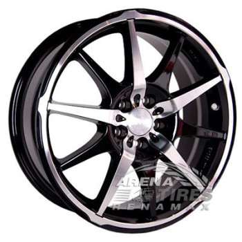 Racing Wheels H-410 7x17 5x112 ET40 DIA73.1 BK/FP
