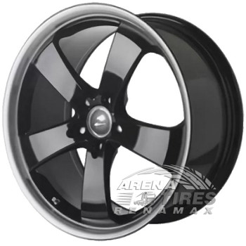 Stilauto Futura 7.5x17 5x112 ET40 DIA66.5 Black