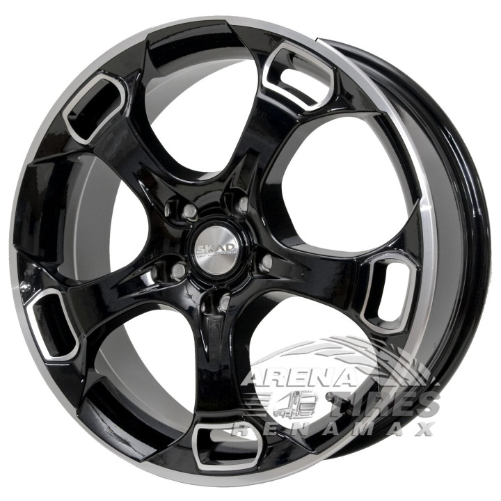 Skad Фараон 7x18 5x112 ET38 DIA66.6 Алмаз черн