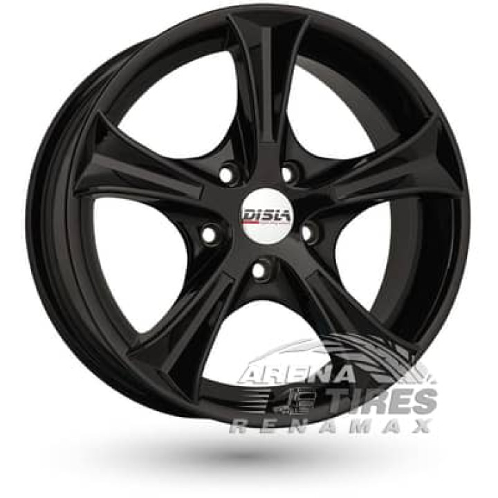 Disla Luxury 6.5x15 5x110 ET35 DIA67.1 Black
