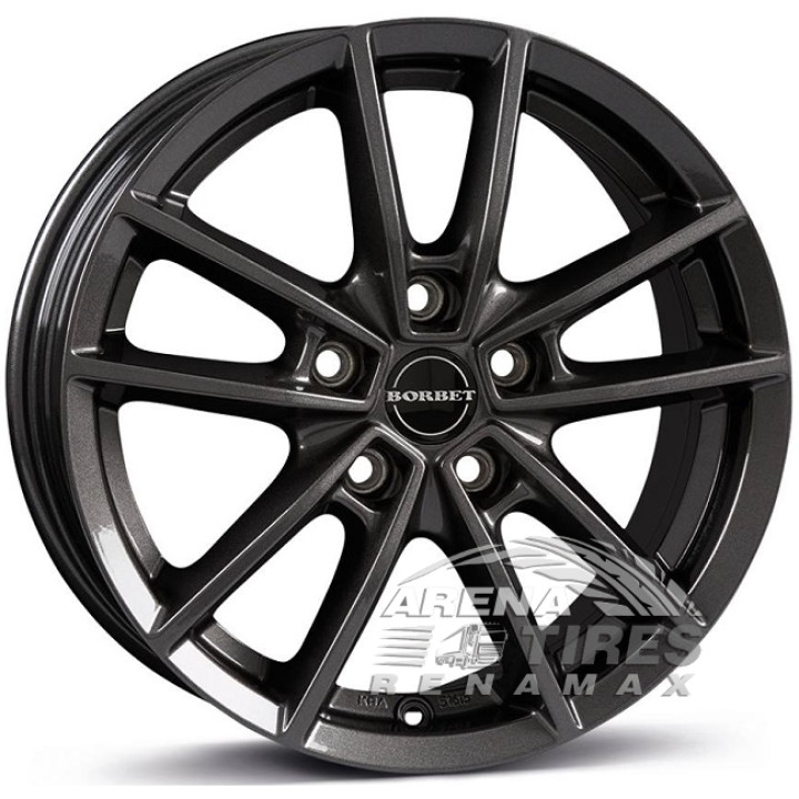 Borbet W 7x17 5x112 ET44 DIA66.5 ANTHR