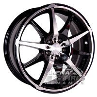 Racing Wheels H-410 7x17 5x112 ET40 DIA73.1 BK/FP