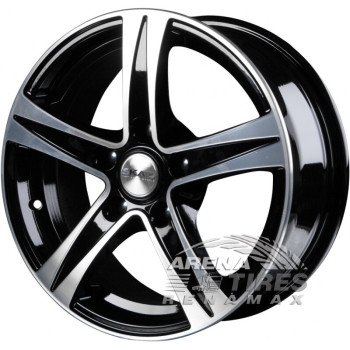 Skad Сакура 6.5x15 5x112 ET35 DIA66.6 Алмаз черн