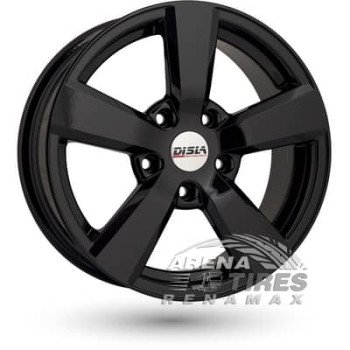 Disla Formula 6.5x15 5x110 ET35 DIA67.1 Black