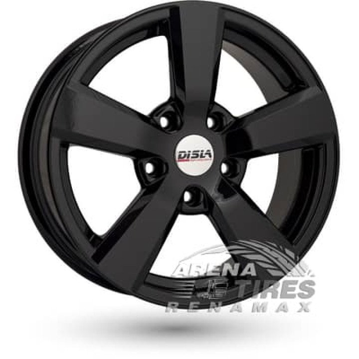 Disla Formula 6.5x15 5x110 ET35 DIA67.1 Black