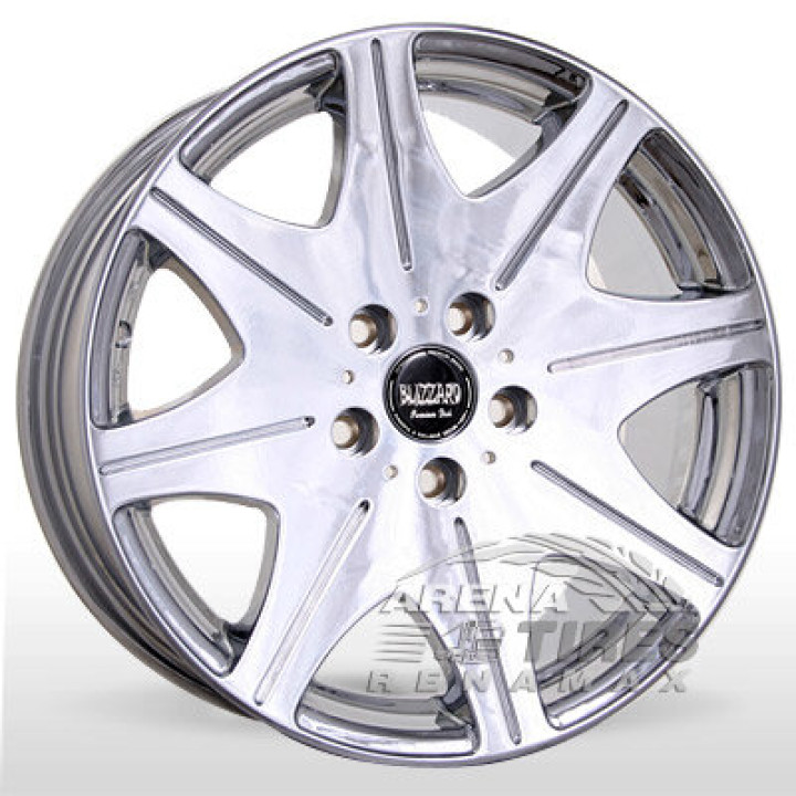 Lawu YL-819 7.5x17 5x114.3 ET37 DIA67.1 Chrom