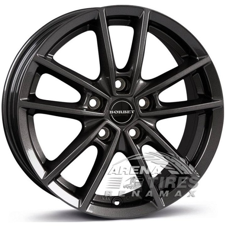 Borbet W 7x17 5x108 ET45 DIA63.3 ANTHR